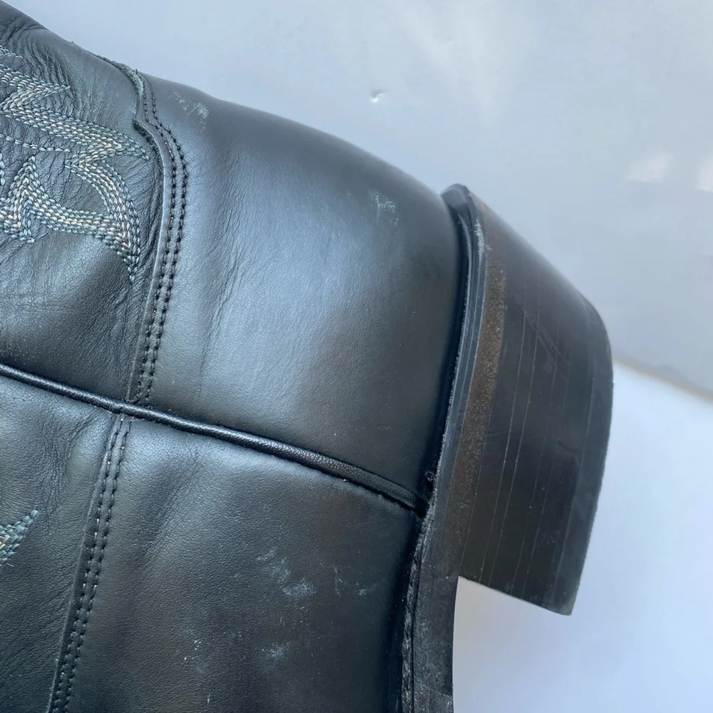 Men's Tony Lama Black Stallion Americana Cowboy Western 7900 Boots - Size 11 - Picture 13 of 14